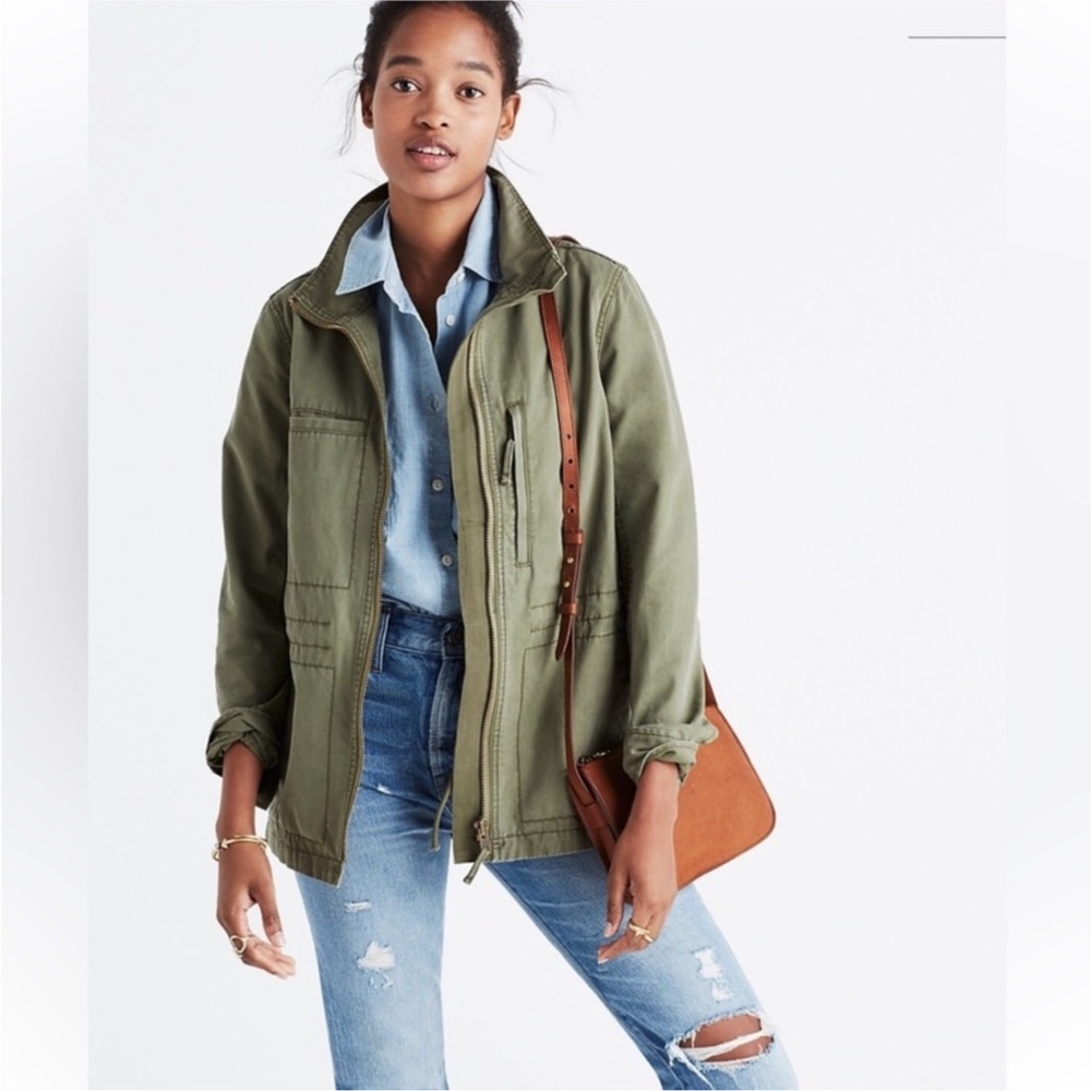 FINAL PRICE Madewell Fleet Utility Zip Jacket
Ladies Small